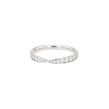 Alliance Tiffany & Co Harmony en platine et diamants