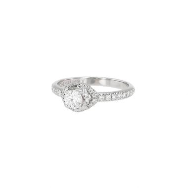 Bague Chaumet Liens d'Amour en platine et diamants