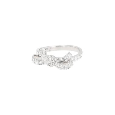Bague Dior  en or blanc et diamants