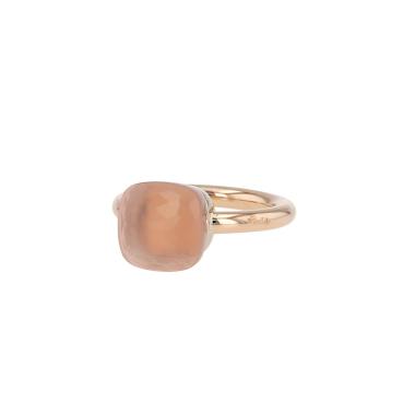 Bague Pomellato Nudo Classic en or rose et quartz rose