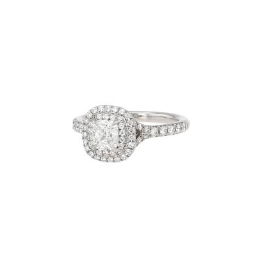 Bague Tiffany & Co Soleste en platine et diamants (0,51 carat)