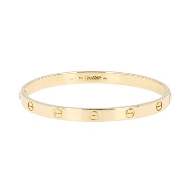 Bracelet Cartier Love en or jaune, taille 20