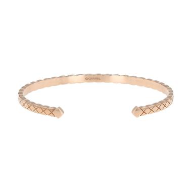 Bracelet Chanel Coco Crush en or beige