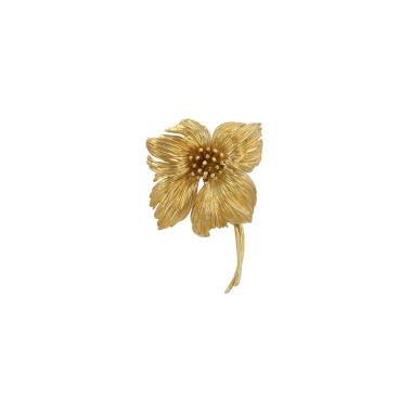 Broche années 60 Van Cleef & Arpels  en or jaune