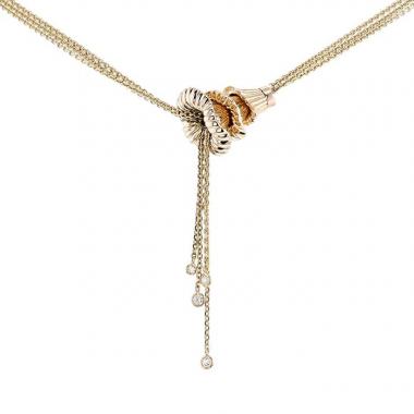 Collier Boucheron Exquises confidences en or rose et diamants