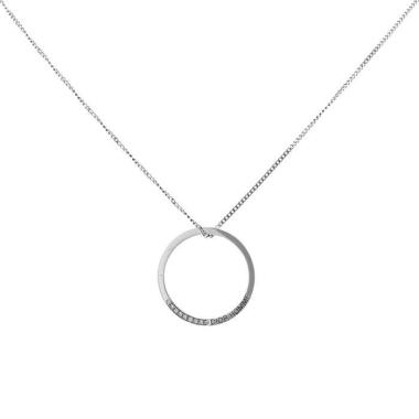 Collier Dior  en or blanc et diamants