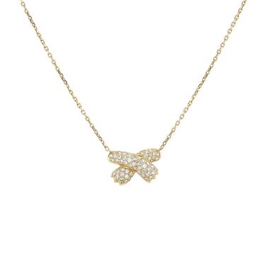 Collier Fred Ombre Féline en or jaune et diamants