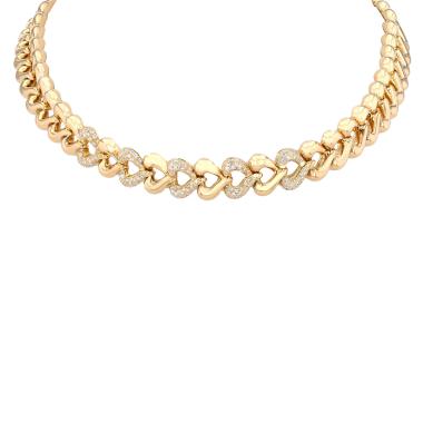 Collier Van Cleef & Arpels  en or jaune et diamants