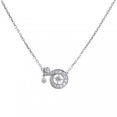 Collier Van Cleef & Arpels Nid du Paradis en or blanc et diamants