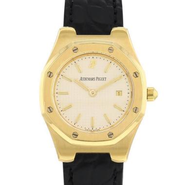 Montre Audemars Piguet Lady Royal Oak en or jaune Ref :  66800 Vers  1996