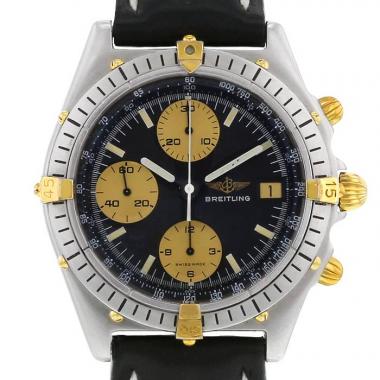 Montre Breitling Chronomat en acier Ref :  81950 Vers  1990