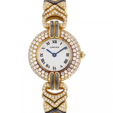 Montre Cartier Colisee en or jaune Ref: Cartier - 881092  Vers 1990