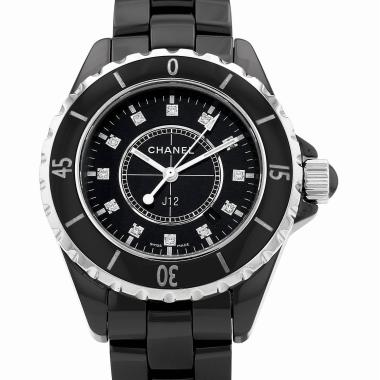 Montre Chanel J12 Joaillerie en céramique noire Vers 2007