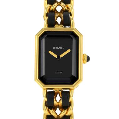 Montre Chanel Première taille L  en plaqué or Ref: Chanel - H0001  Vers 1990