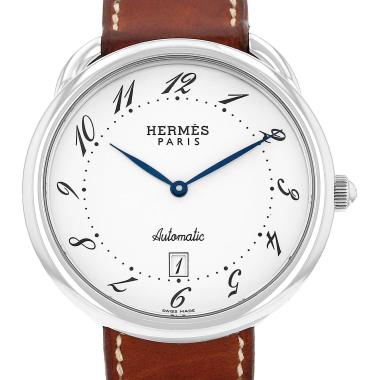 Montre Hermès Arceau en acier Ref: Hermes - AR4.810  Vers 2010