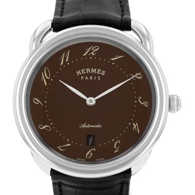 Montre Hermès Arceau en acier Ref: Hermès - AR7.710  Vers 2010