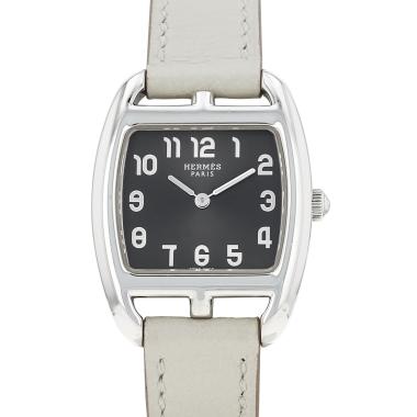Montre Hermès Cape Cod Tonneau en acier Ref :  CT1.201 Vers  2010