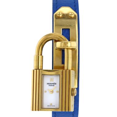 Montre Hermès Montre Kelly en plaqué or Ref: Hermès - KE1.201  Vers 1990