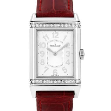 Montre Jaeger-LeCoultre Reverso-Joaillerie en acier Ref: Jaeger-LeCoultre - 268.8.86  Vers 2010