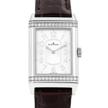 Montre Jaeger-LeCoultre Reverso-Joaillerie en acier Ref: Jaeger-LeCoultre - 268.8.86  Vers 2010