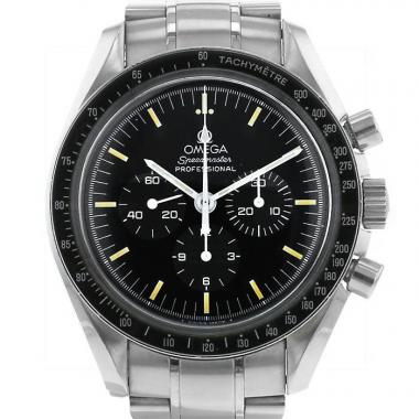 Montre Omega Speedmaster en acier Ref :  1450022 Vers  1990