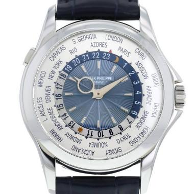Montre Patek Philippe World Time en platine Ref: Patek Philippe - 5130  Vers 2009