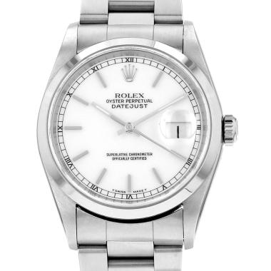 Montre Rolex Datejust en acier Ref :  16200 Vers  1999