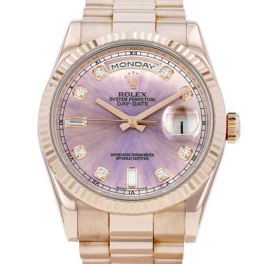 Montre Rolex Day-Date en or rose Ref: Rolex - 118235  Vers 2008