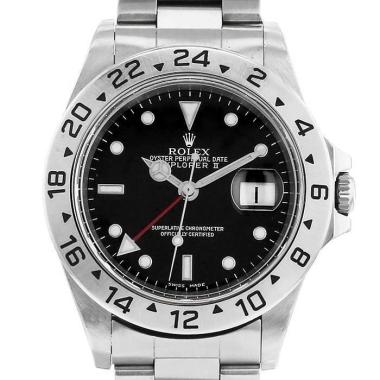 Montre Rolex Explorer II en acier Ref :  16570 Vers  1999