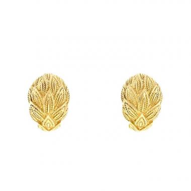 Paire de boucles d'oreilles Tiffany & Co  en or jaune