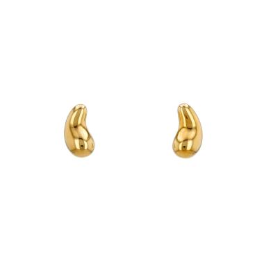 Paire de boucles d'oreilles Tiffany & Co Teardrop en or jaune