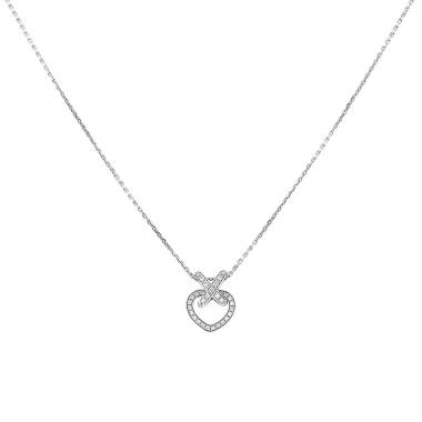 Pendentif Chaumet Lien en or blanc et diamants