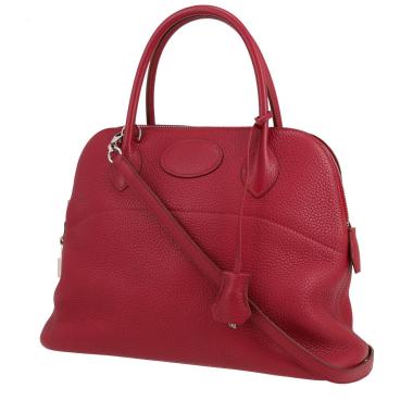Sac à main Hermès  Bolide 31 cm en cuir togo rouge Rubis