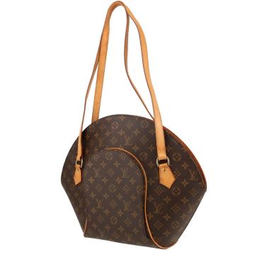 Sac à main Louis Vuitton  Ellipse en toile monogram marron et cuir naturel