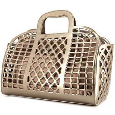 Sac cabas Louis Vuitton  Jelly en cuir verni mordoré