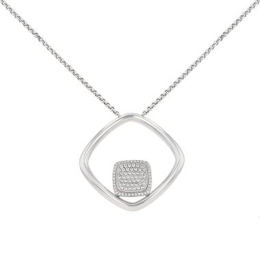 Sautoir Fred Pain de Sucre en or blanc et diamants