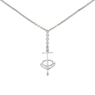 Sautoir Hermès Grand Large en argent